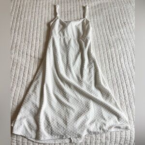 Olivia Rae New York White Dot Tie Back Dress